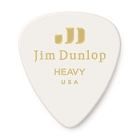 Dunlop 483P01HV Celluloid White Heavy 12Pack