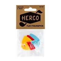 Dunlop Herco HE112P Thumbpick Medium 3Pack