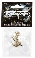 DUNLOP 33P018 Nickel Silver Fingerpick 5Pack