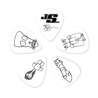 PLANET WAVES 1CWH6-10JS JOE SATRIANI PICKS WHITE HEAVY